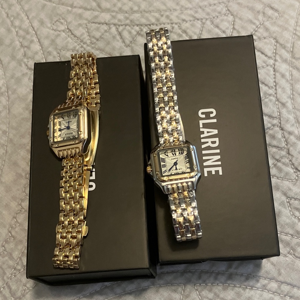 Clarine Two-Tone Watch